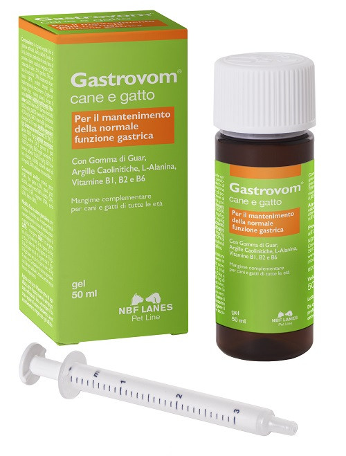 Gastrovom Gel Mangime Complementare Cane Gatto 50ml - N.B.F. LANES Srl