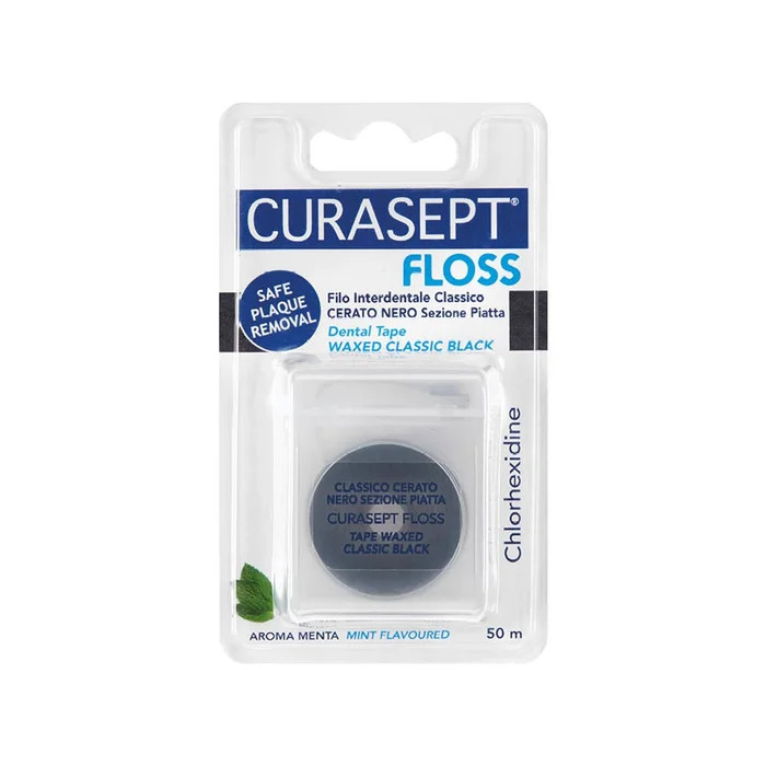 Curasept Filo Interdentale Cerato Nero 50m - Curasept
