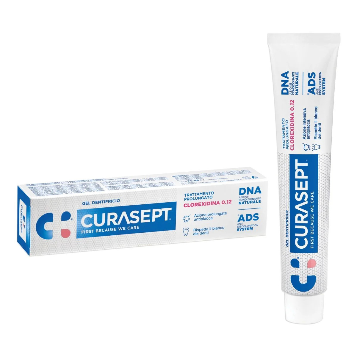 Curasept Dentifricio 0,12% Clorexidina Ads+Dna 75ml - Curasept