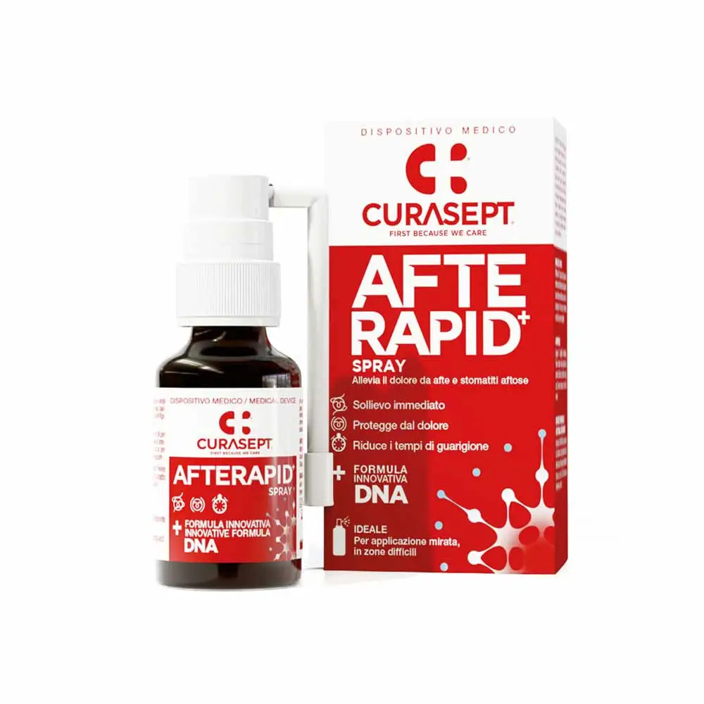 Curasept Afte Rapid Spray per Afte e Lesioni 15ml - Curasept