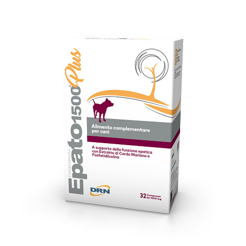 Epato 1500 Plus Integratore Supporto Funzione Epatica Cani 32 Compresse - Epato