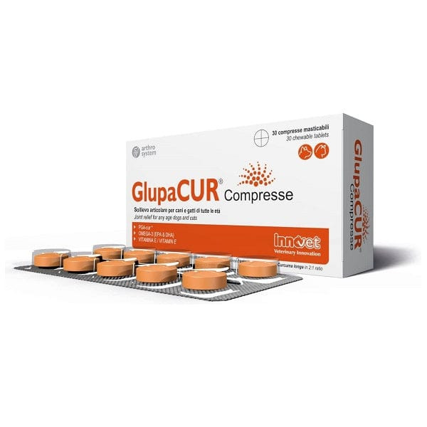 Glupacur Supporto Metabolismo Articolare per Cani e Gatti 30 Compresse - Innovet