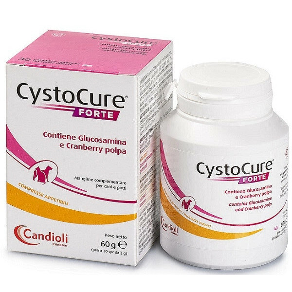 Cystocure Forte Integratore per Cani e Gatti 30 Compresse - Candioli