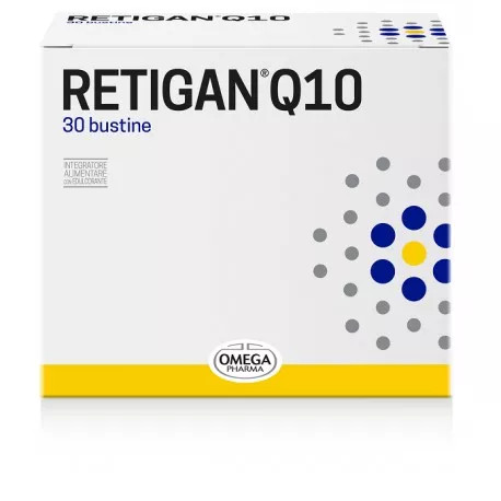 Retigan Q10 Integratore Supporto Nervoso 30 Bustine - Omega Pharma