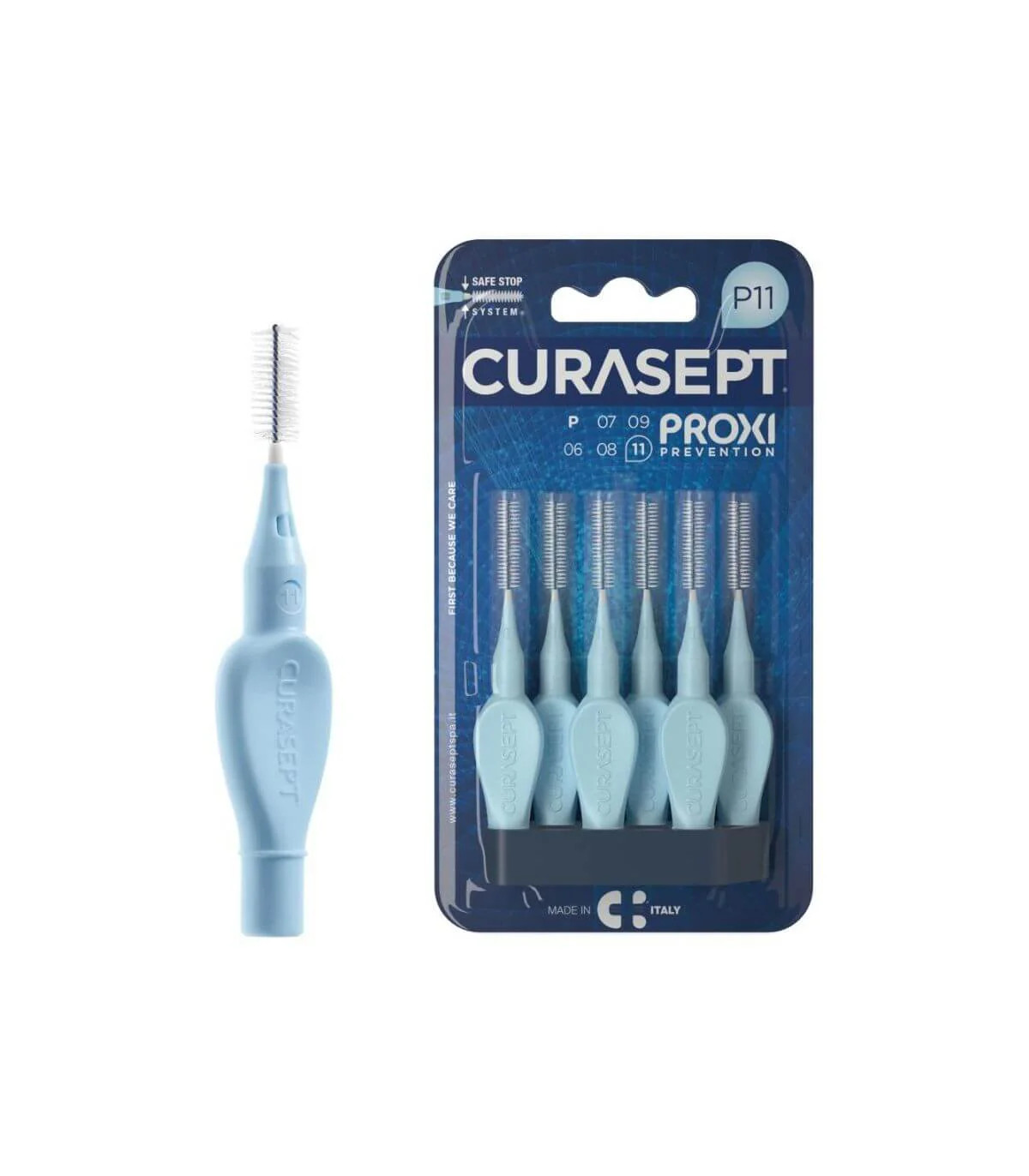 Curasept Proxi P11 Scovolini Interdentali Azzurro 6 Pezzi - Curasept