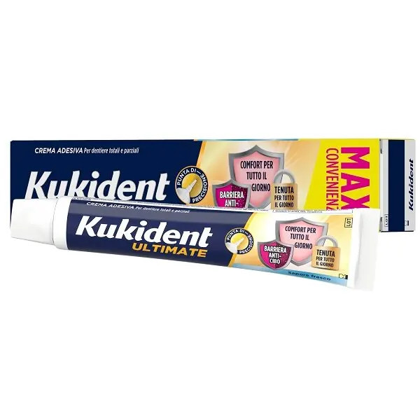 Kukident Crema Adesiva Ultimate Fresco 40g - Kukident