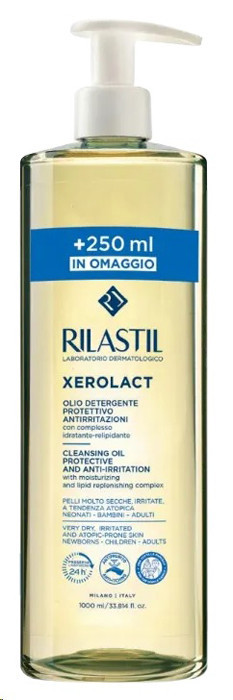 Rilastil Xerolact Olio Detergente Protettivo Antirritazioni 1000ml - Rilastil