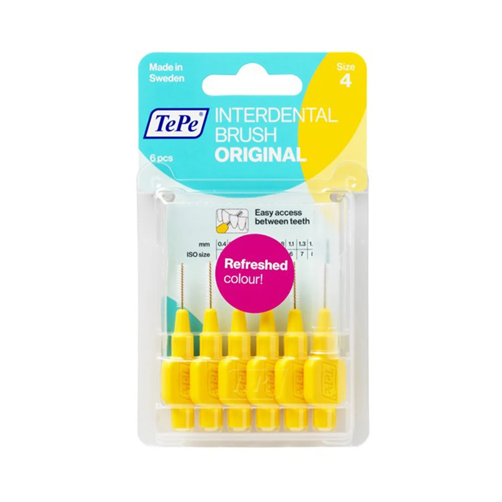 TePe Scovolino Giallo 0,7 mm Misura 4 - TePe