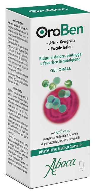 Oroben Gel Orale per Afte e Lesioni - 15ml