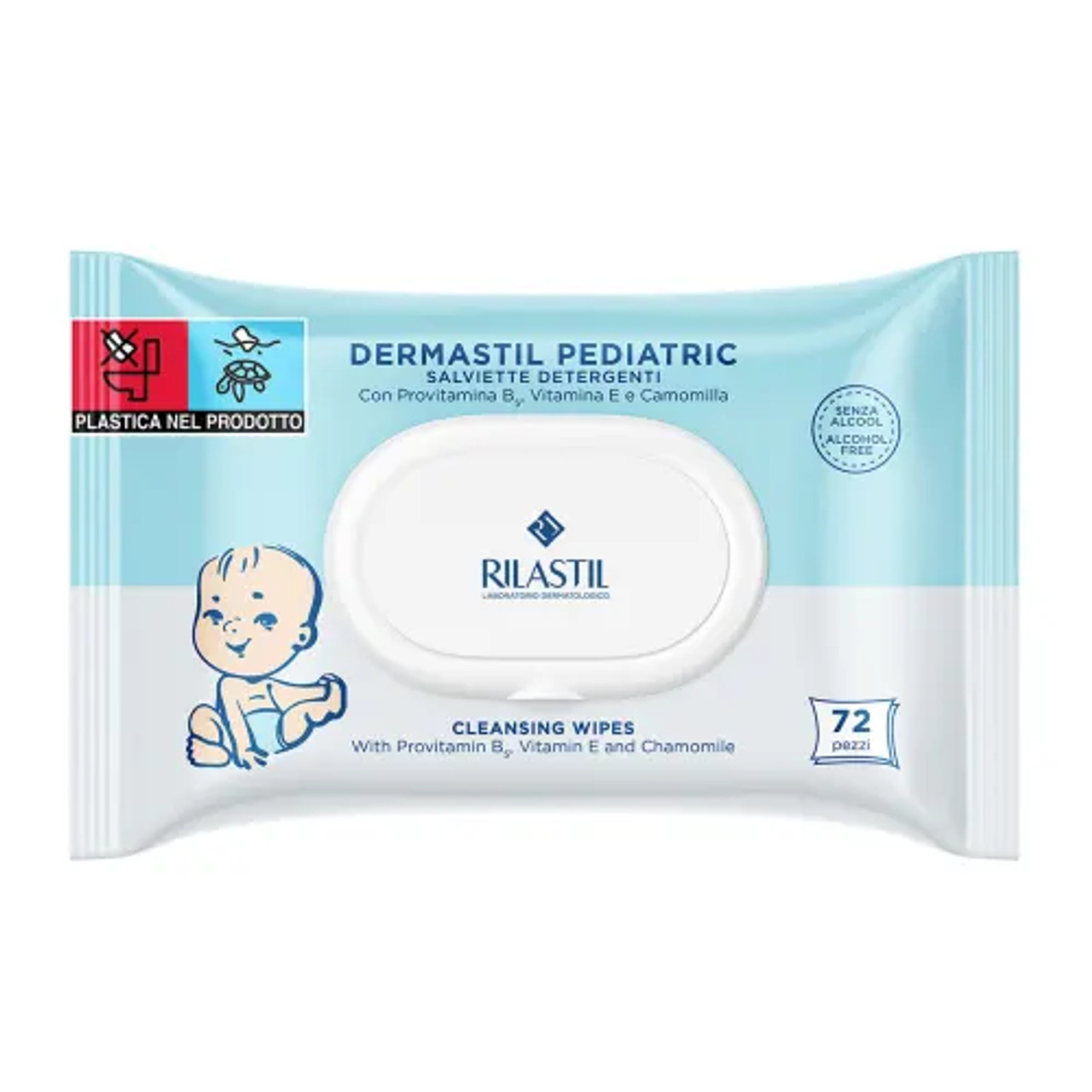 Salviette Detergenti Dermastil 72 Pezzi - Rilastil