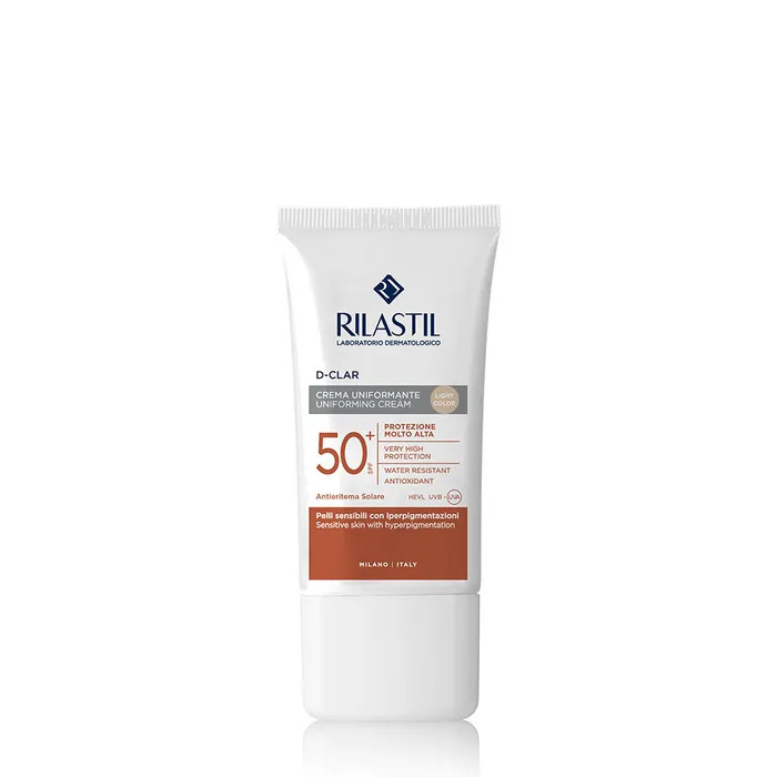 Crema Solare Uniformante Colorata SPF 50+ Light Color 40ml - Rilastil