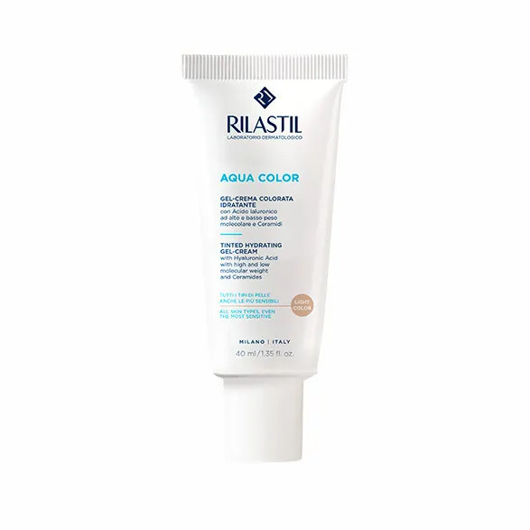 Aqua Color Gel Crema Colorata Idratante Tonalità Light 40ml - Rilastil