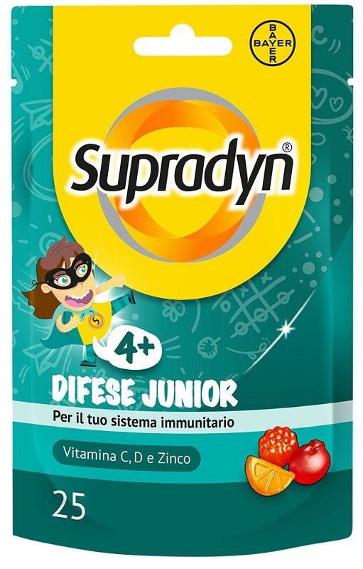 Supradyn Difese Junior Integratore Sistema Immunitario 25 Caramelle - Supradyn