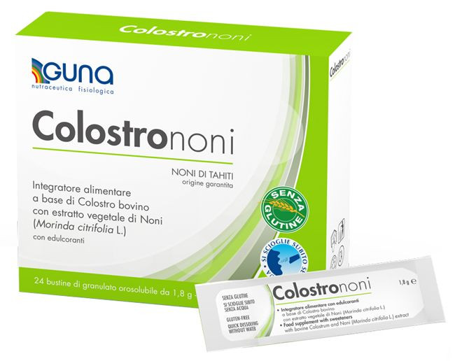 Colostrononi Integratore Orosolubile per Flora Intestinale 24 Bustine - Guna
