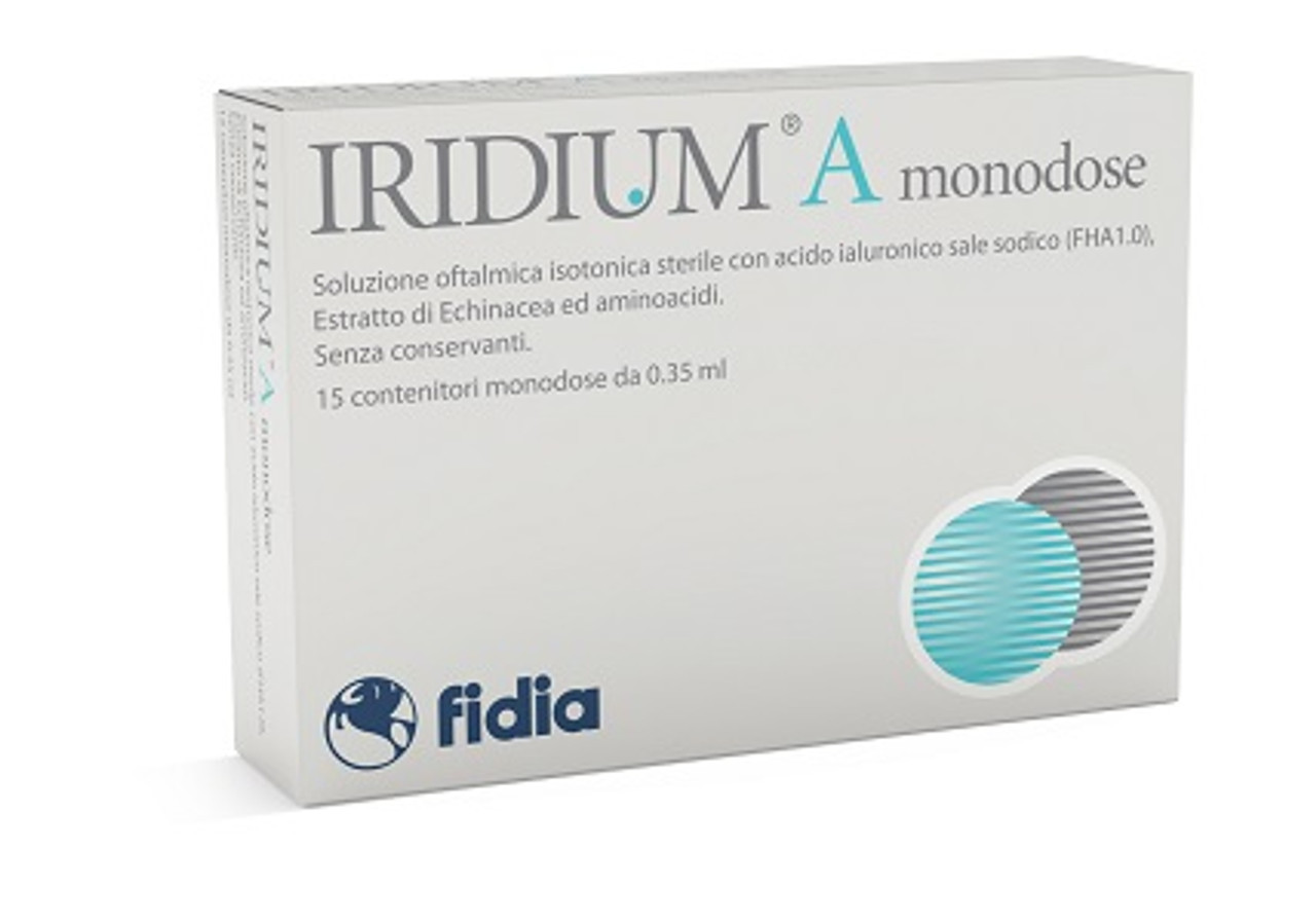 Iridium A Monodose Soluzione Oftalmica Sterile 15 Flaconcini - Iridium
