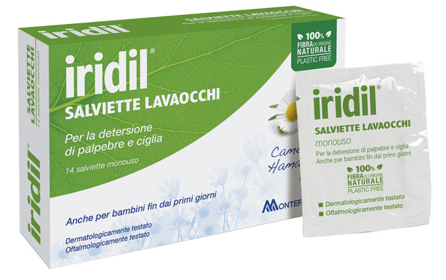 Iridil Lavaocchi Salviette Monouso 14 Pezzi - Iridina