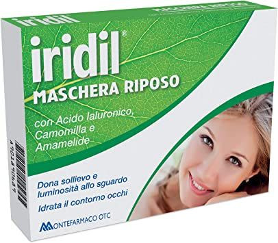 Iridil Maschera Riposo Occhi con Acido Ialuronico Monodose - Iridina