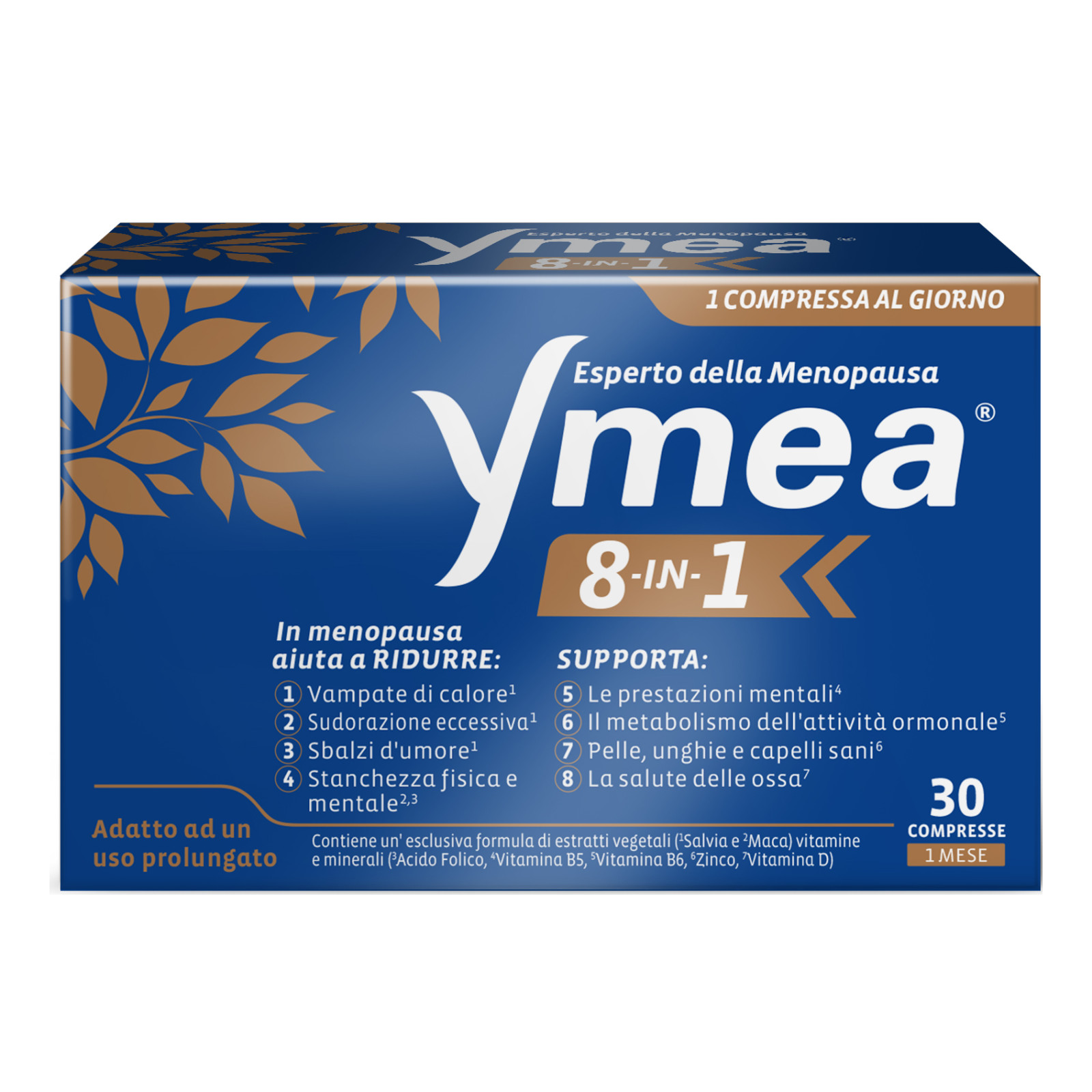 Ymea 8in1 Integratore Menopausa 30 compresse - Ymea