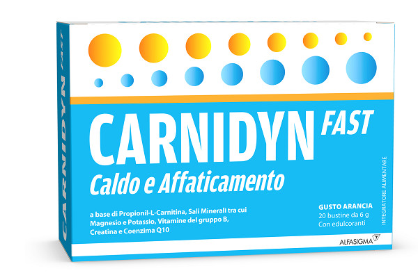 Integratore Magnesio e Potassio Carnidyn Fast 20 Bustine - Carnifast