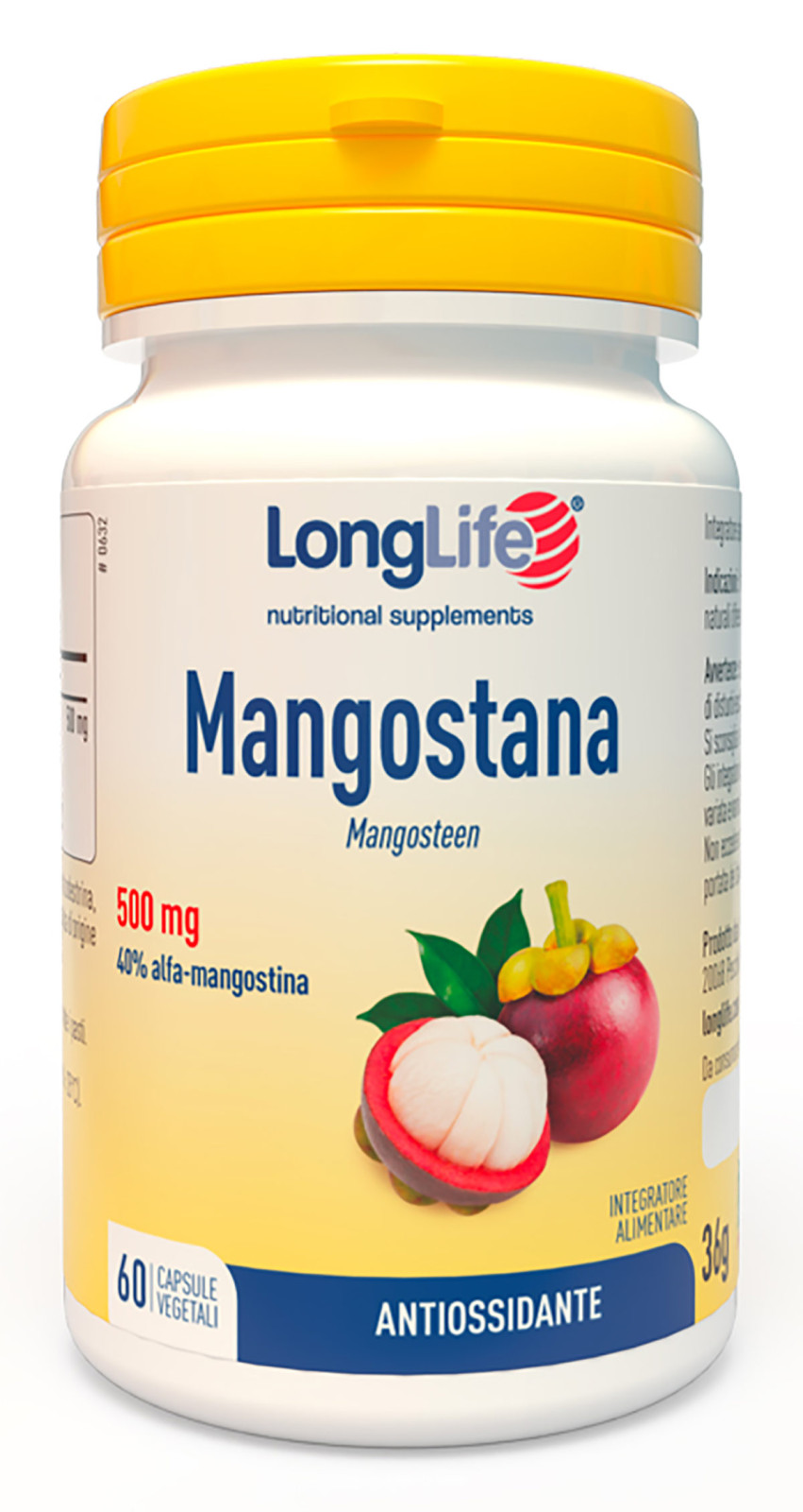 Mangostana LongLife Integratore Supporto Difese Organismo 60 Capsule Vegetali - LongLife
