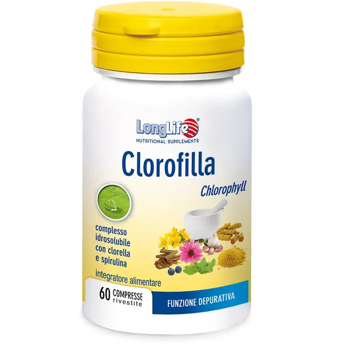 Longlife Clorofilla 60 Compresse Integratore Alimentare - Longlife