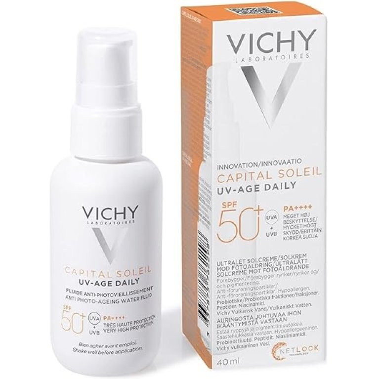 Capital Soleil UV-Age Daily SPF 50+ Fluido Anti-Fotoinvecchiamento 40ml - Vichy
