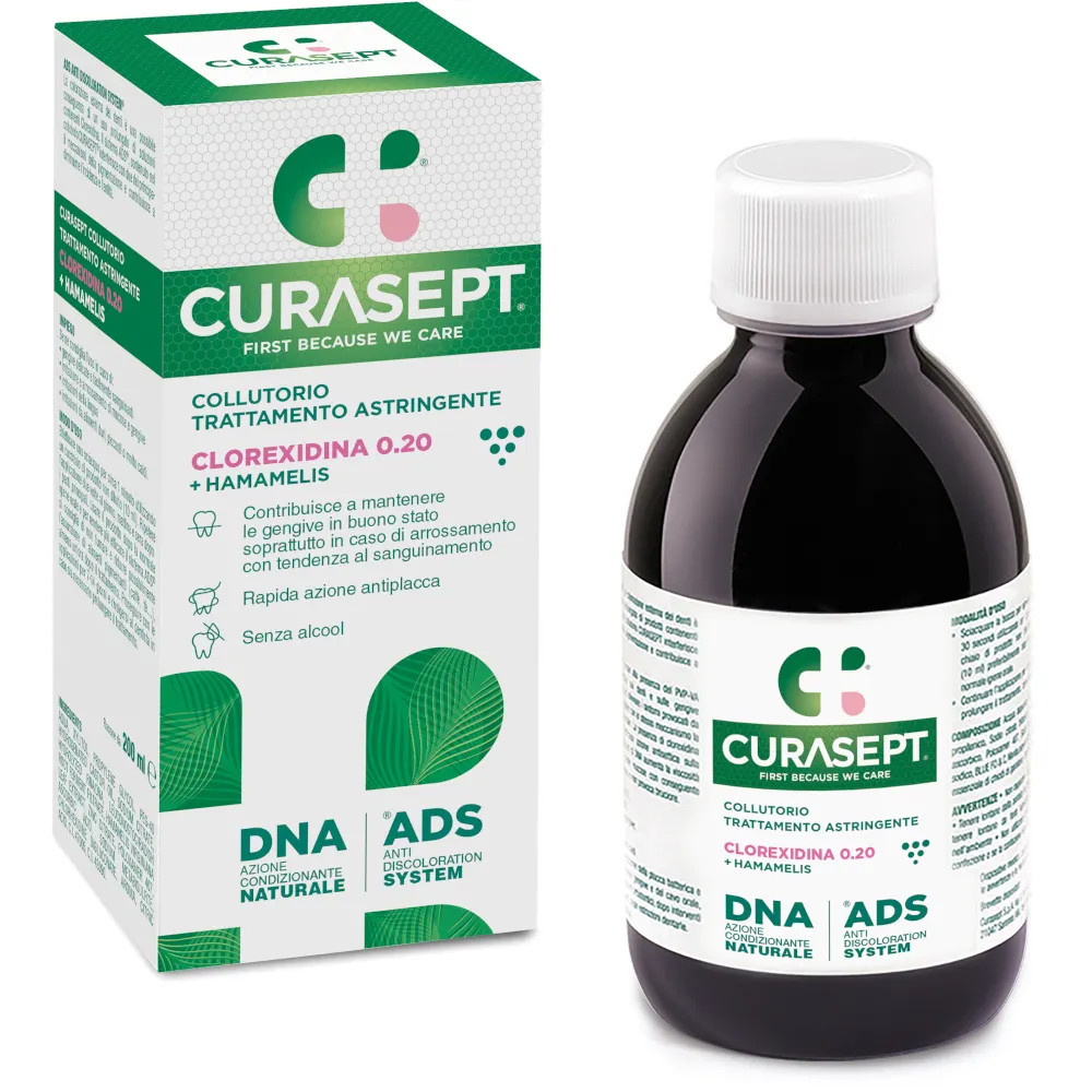 Curasept Collutorio Ads Dna Trattamento Astringente 200ml - Curasept