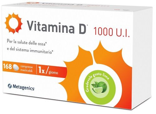 Metagenics Vitamina D 1000 U.i. 168 Compresse Masticabili - Immagine 7