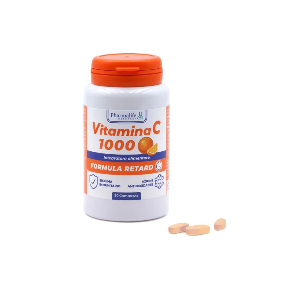Vitamina C 1000 Formula Retard Integratore 90 Compresse - Pharmalife Research