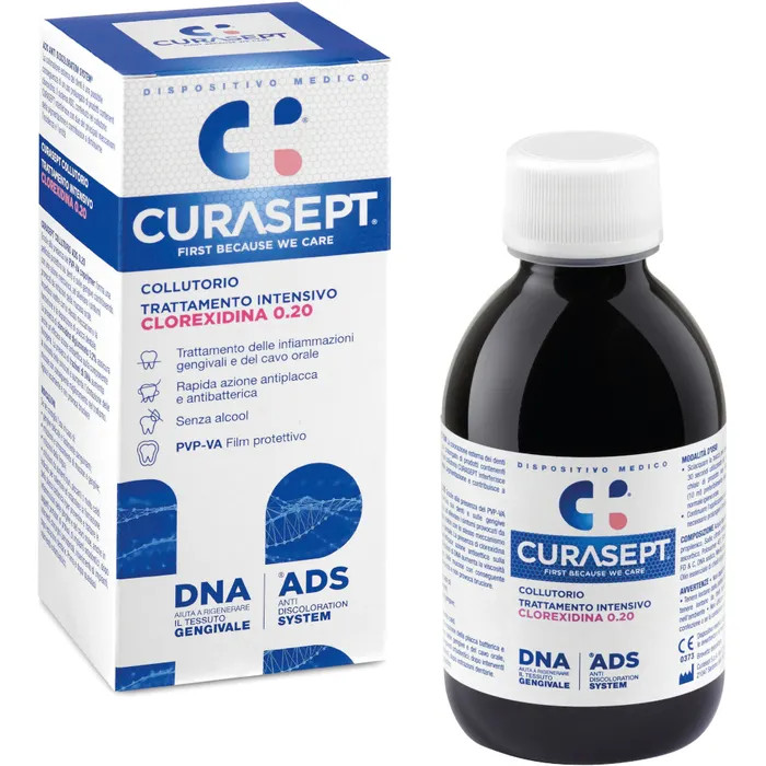 Collutorio Trattamento Intensivo 0,20% ADS DNA 200ml - Curasept