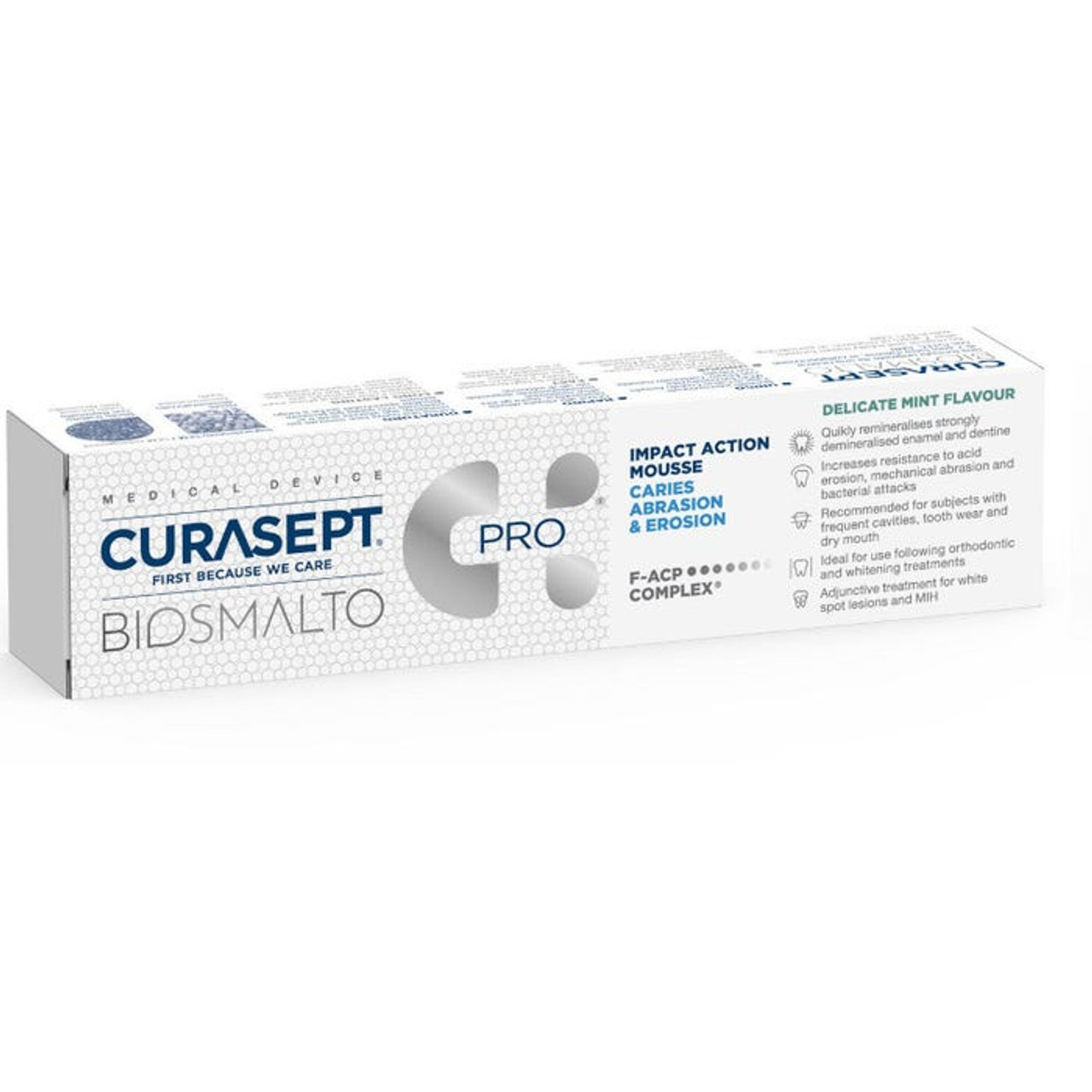 Curasept Biosmalto Mousse Menta 50ml - Curasept