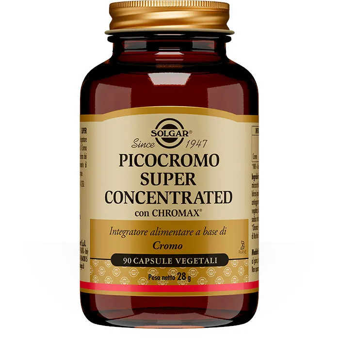 Picocromo Superconcentrato Integratore 90 Capsule Vegetali - Solgar