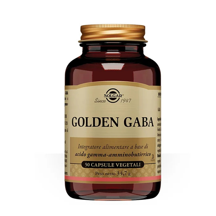 Golden Gaba 50 Capsule Vegetali Integratore Alimentare - Solgar
