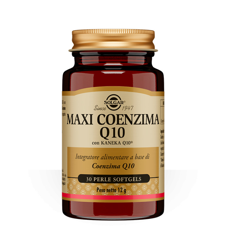 Maxi Coenzima Q10 100mg Integratore Antiossidante 30 Perle - Solgar