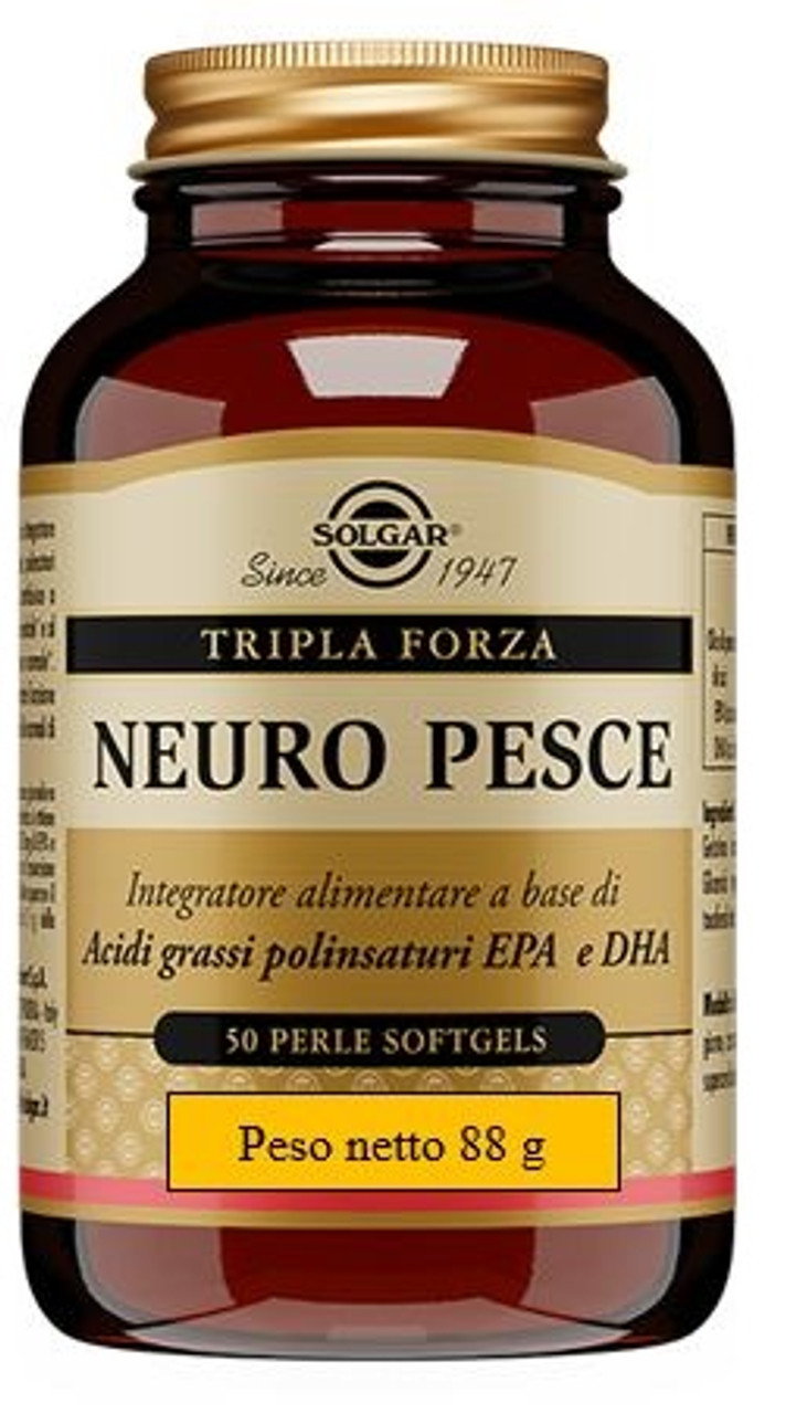 Neuro Pesce Integratore Omega 3 50 Perle Softgels - Solgar