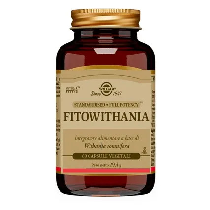 Fitowithania Integratore Tonico-Adattogeno Benessere Mentale 60 Capsule Vegetali - Solgar