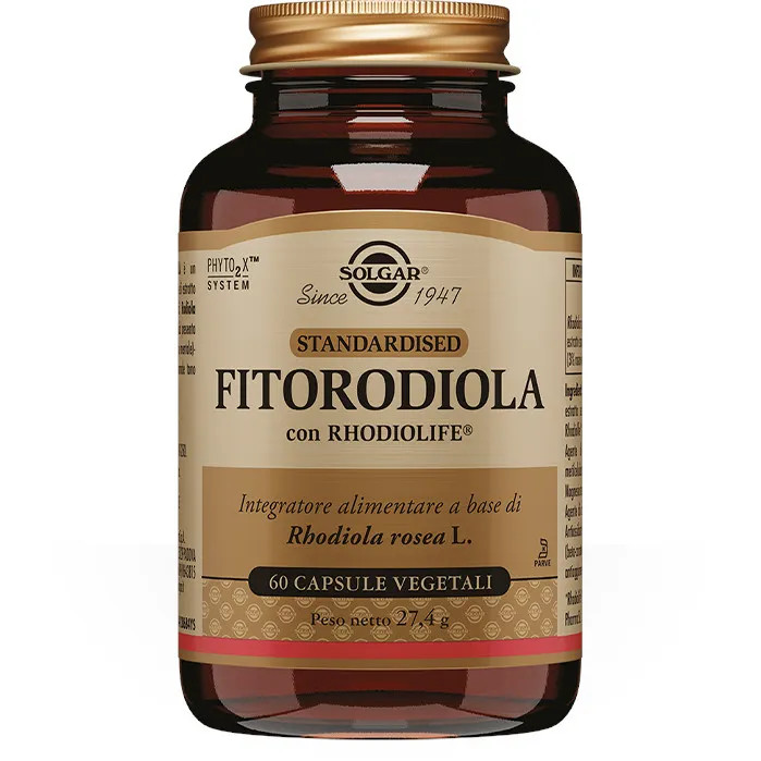 Fitorodiola 60 Capsule Integratore Energetico - Solgar