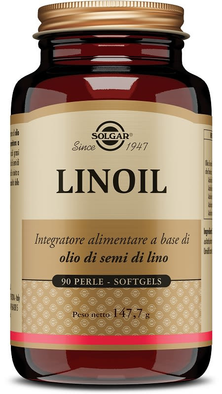 Linoil Integratore Olio di Semi di Lino 90 Perle - Solgar