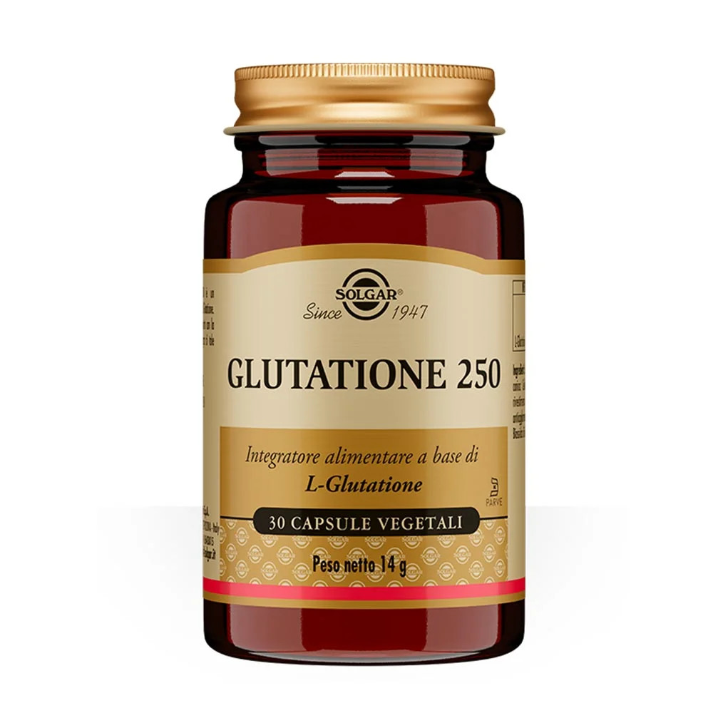 Glutatione 250 Integratore Antiossidante 30 Capsule Vegetali - Solgar