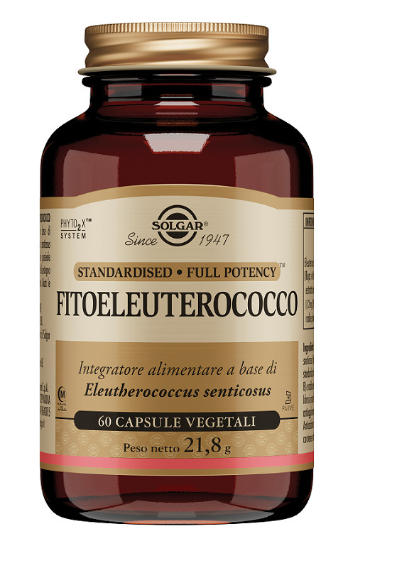 Fitoeleuterococco Integratore Supporto Energetico 60 Capsule Vegetali - Solgar