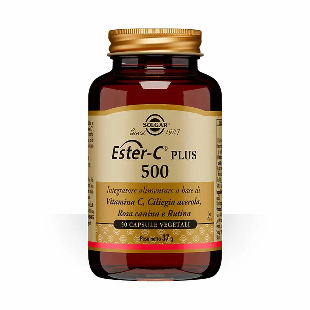 Ester-C Plus 500 Integratore di Vitamina C 50 Capsule Vegetali - Solgar