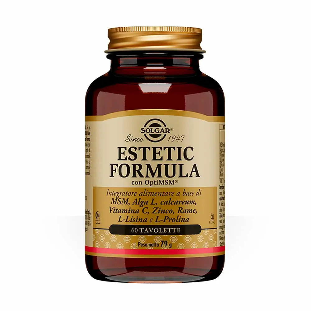 Estetic Formula Integratore per Capelli Pelle e Unghie 60 Tavolette - Solgar