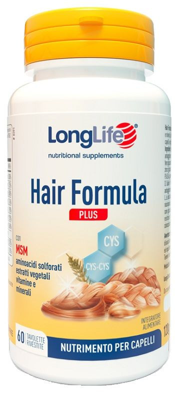 Hair Formula Plus Integratore per Capelli 60 Tavolette - Longlife