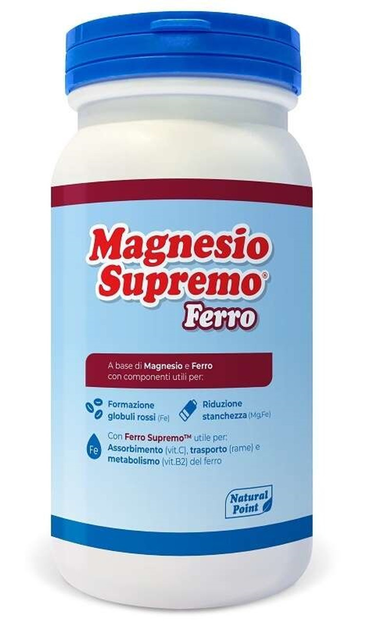 Magnesio Supremo Ferro Integratore per Energia e Vitalità 150g - Natural Point
