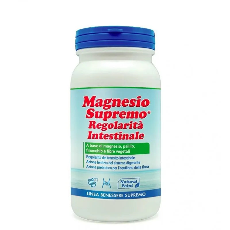 Magnesio Supremo Regolarità Intestinale Integratore Benessere 150g - Natural Point
