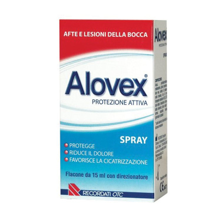 Alovex Protezione Attiva Spray Afte e Lesioni 15ml - Alovex
