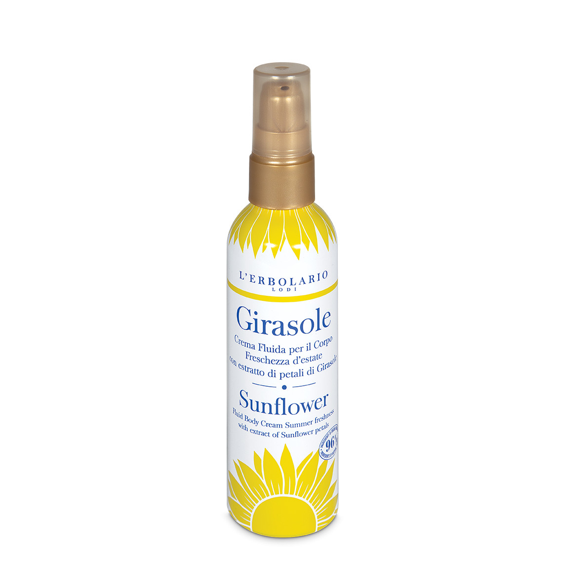 Girasole Crema Fluida Corpo Freschezza Estate 100 ml - L'Erbolario