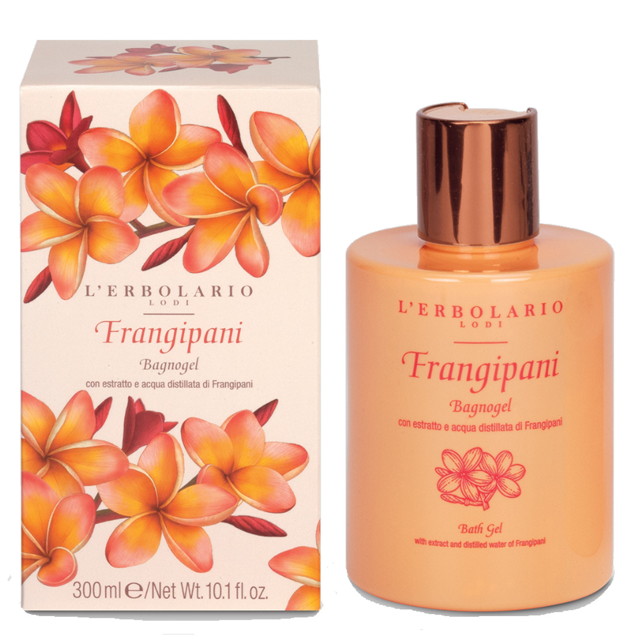 Frangipani Bagnogel Delicato 300ml - L'Erbolario