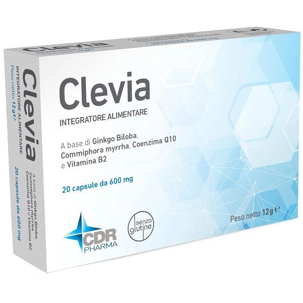 Clevia Integratore Alimentare per Memoria e Concentrazione 20 Capsule - Clevia