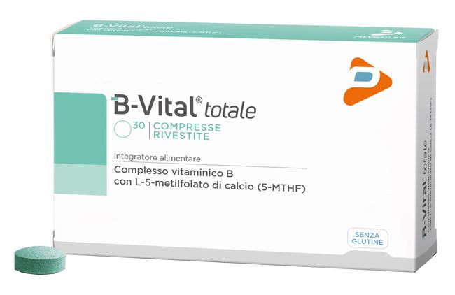B-Vital Totale Integratore Vitamine Gruppo B 30 Compresse Rivestite - B-Vital Totale